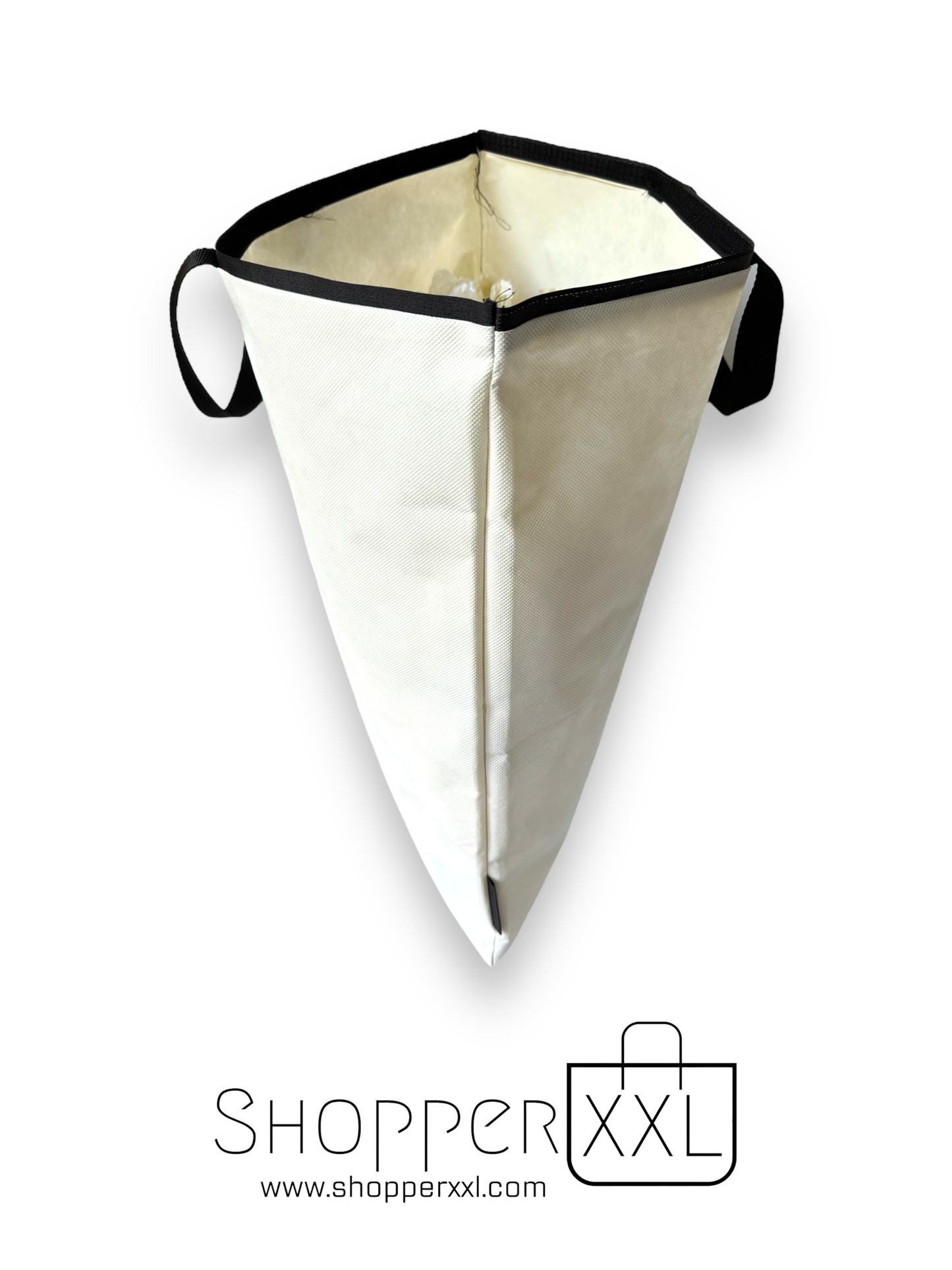 Borsa di design in TNT con finiture di pregio, elegante e riutilizzabile