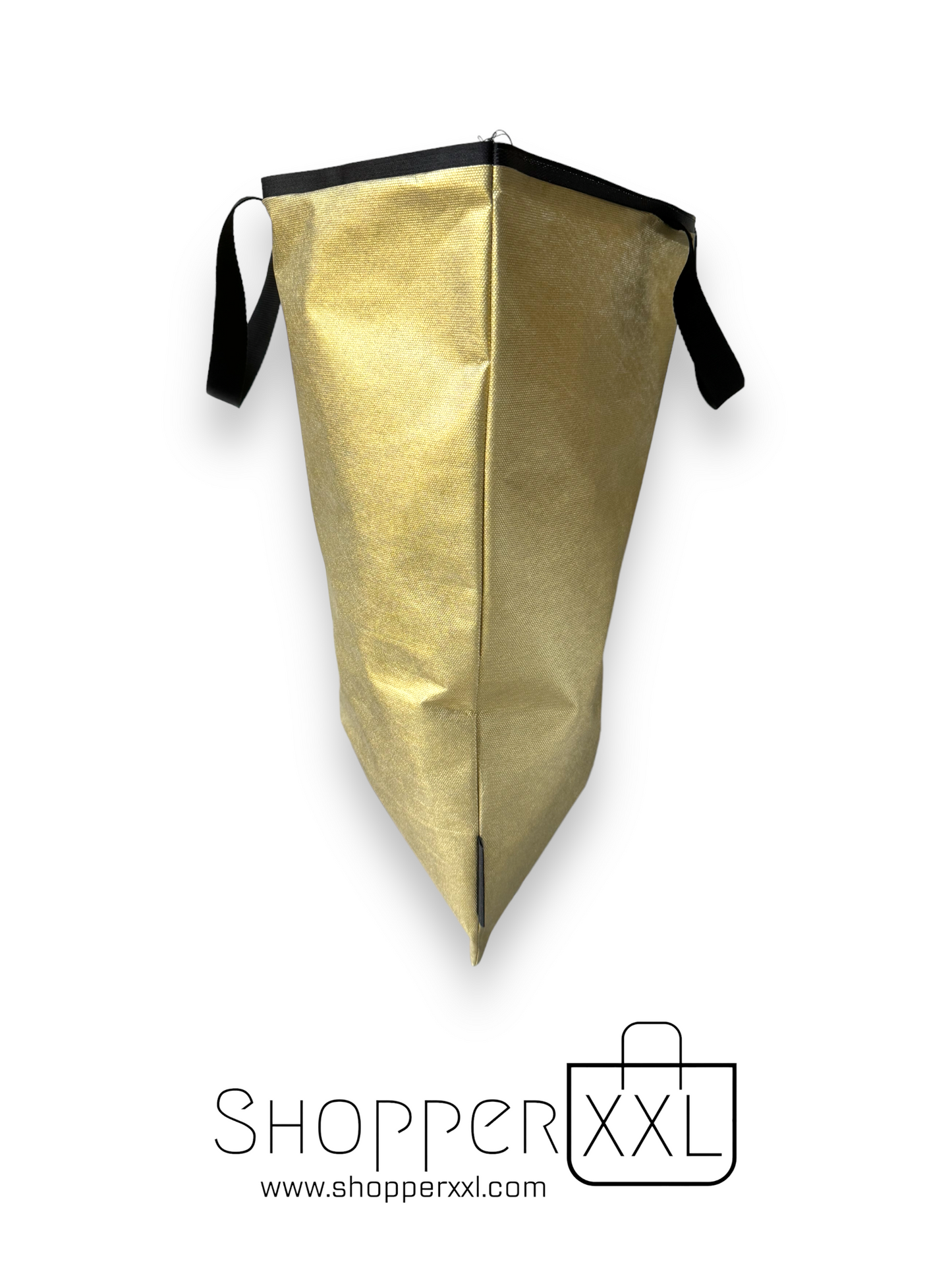 Sacchetto color oro firmato ShopperXXL per packaging di livello alto