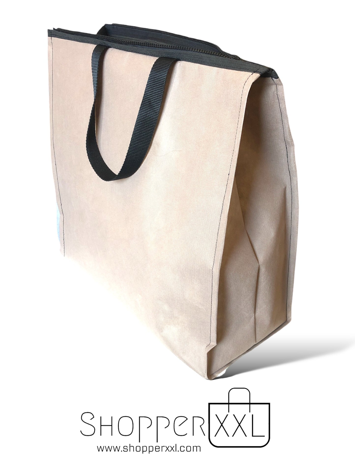 Shopper di lusso riciclata, personalizzata per negozi di alta classe con design esclusivo e logo personalizzabile – ShopperXXL.