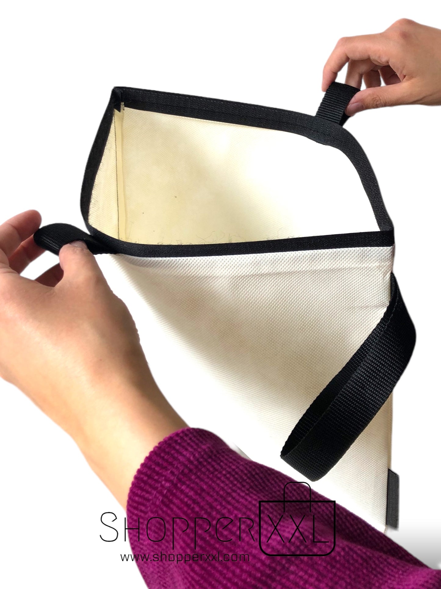 Shopper Artigianale Okapi in TNT Personalizzabile con Chiusura Zip o Velcro