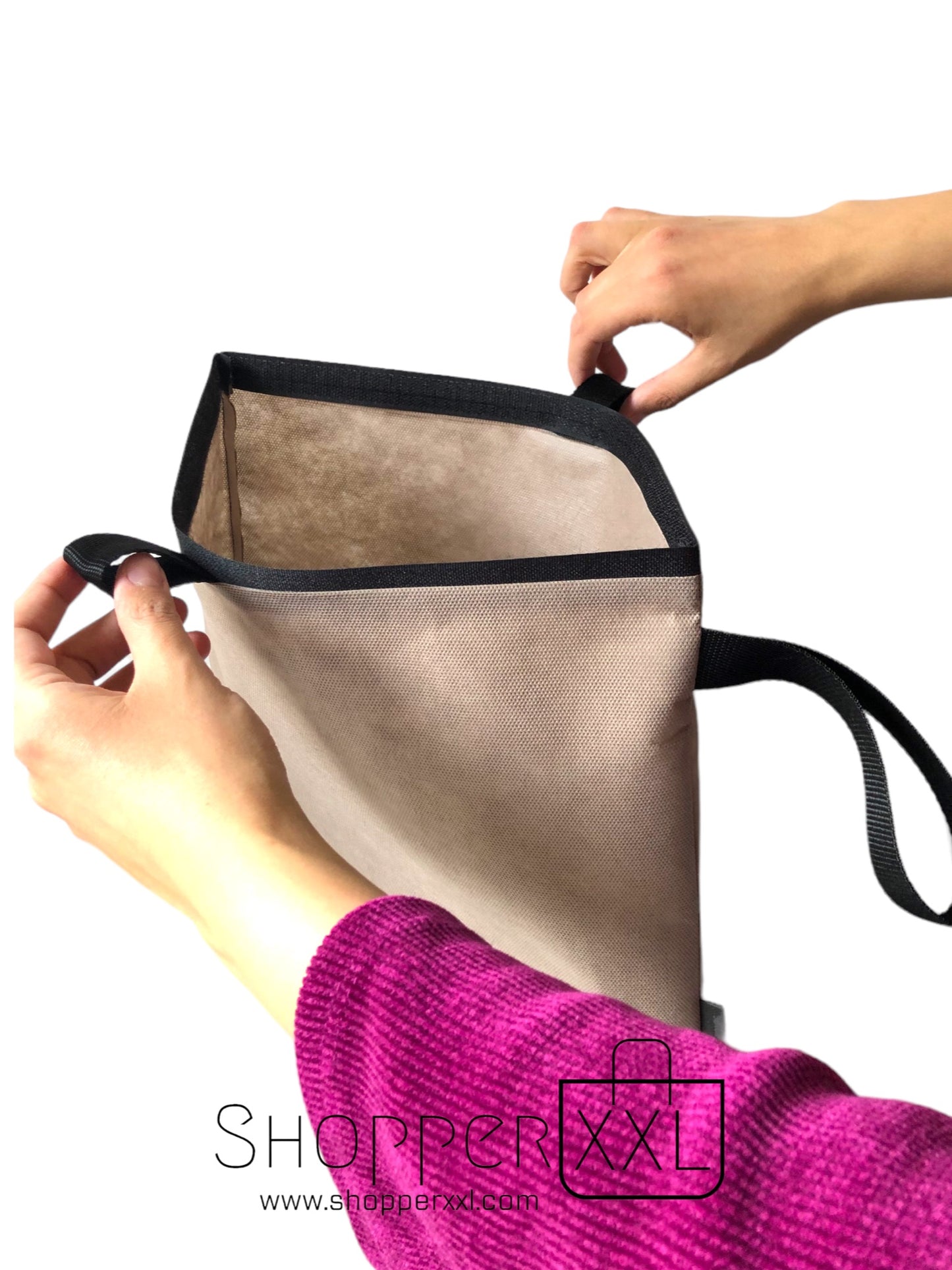 Shopper Artigianale Okapi in TNT Personalizzabile con Chiusura Zip o Velcro