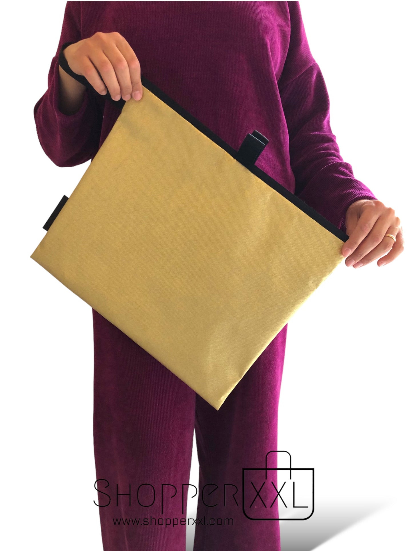 Shopper Artigianale Okapi in TNT Personalizzabile con Chiusura Zip o Velcro