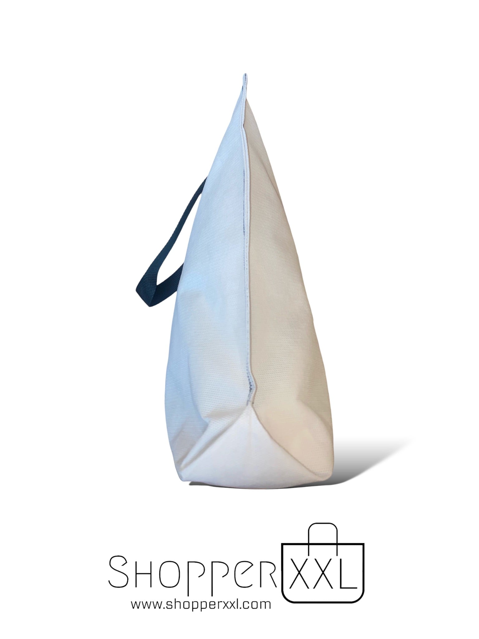 Shopper trapezio personalizzabile per packaging ecologico e branding di lusso.
